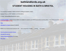 Tablet Screenshot of bathlandlords.org.uk